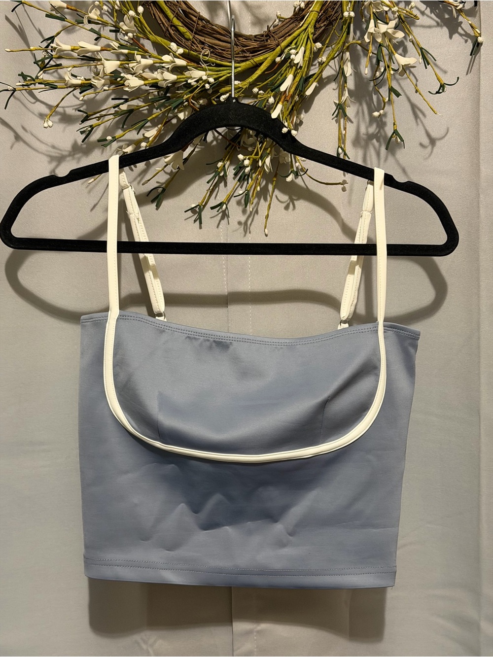 Edikted Blue Tank with White Trim - NWT